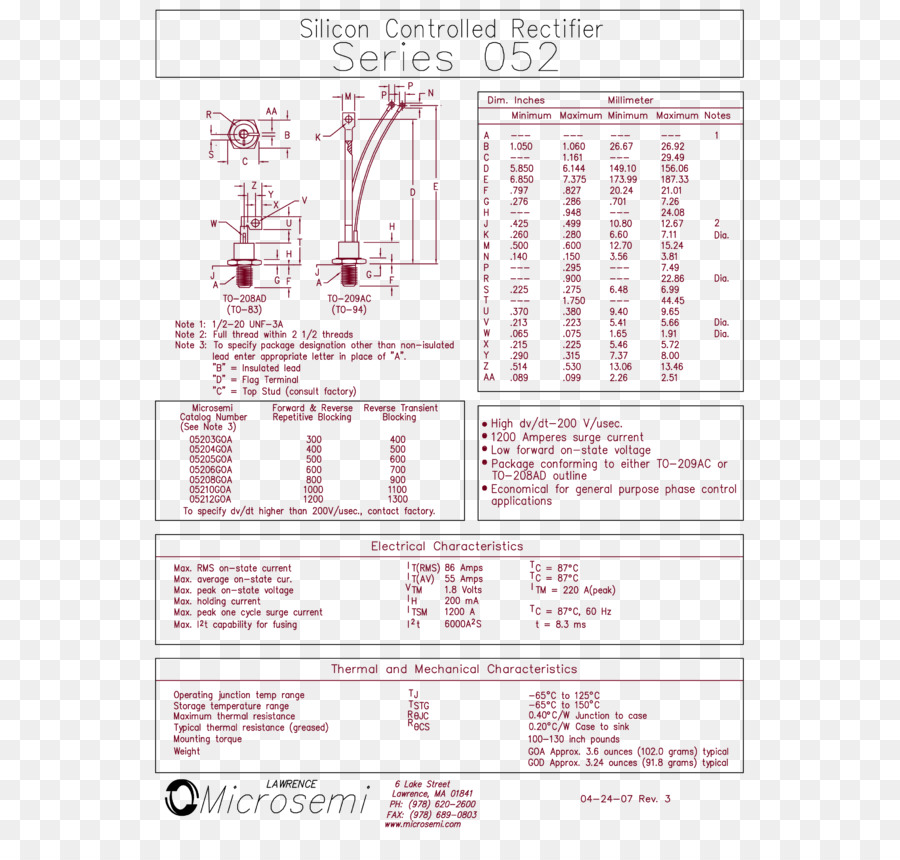 เอกสาร，เหมือนน้ำหนักของซิลิกอนควบคุม Rectifier PNG