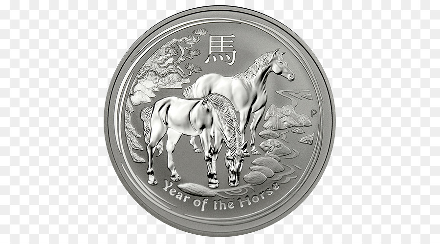 เหรียญ，ม้า PNG