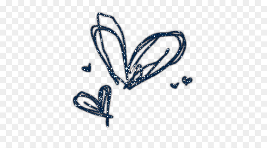 Doodle Hearts，ใจ PNG