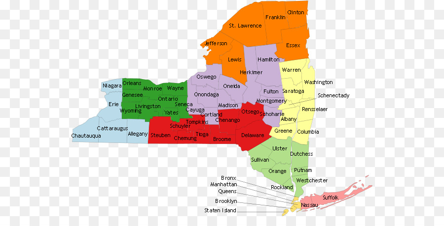 แผนที่นิวยอร์ก，สถานะ PNG