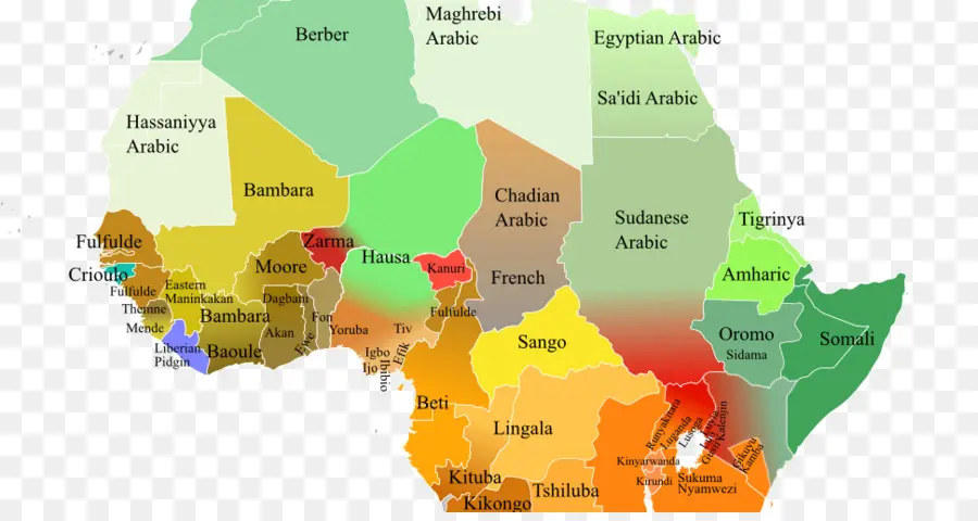 แผนที่ภาษา，แอฟริกา PNG