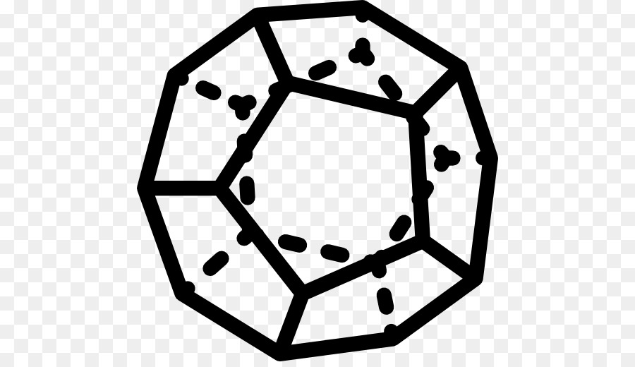 Dodecahedron，เส้น PNG