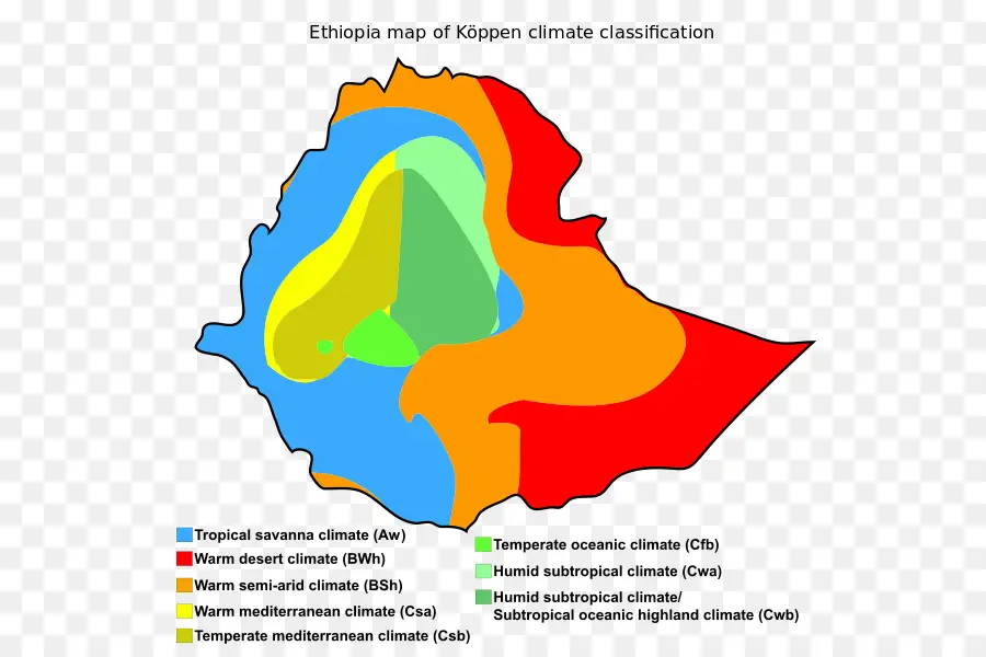 แผนที่สภาพภูมิอากาศของเอธิโอเปีย，เอธิโอเปีย PNG