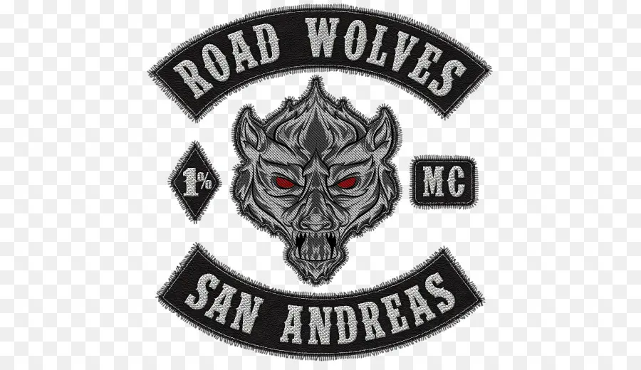 Road Wolves Patch，รถจักรยานยนต์ PNG