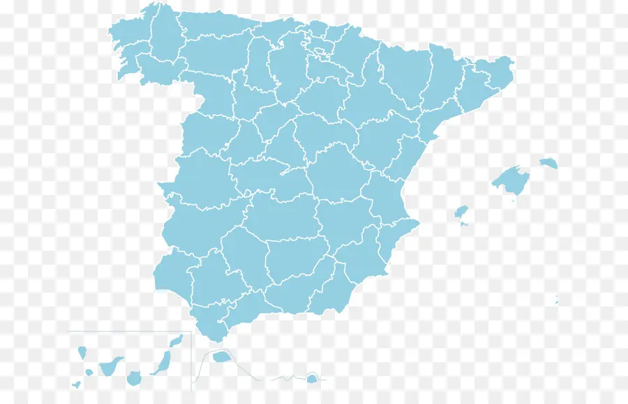 สเปน，แผนที่ PNG