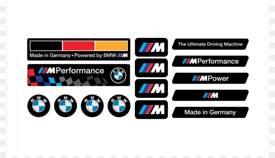 สติกเกอร์ประสิทธิภาพ Bmw M，รถ PNG