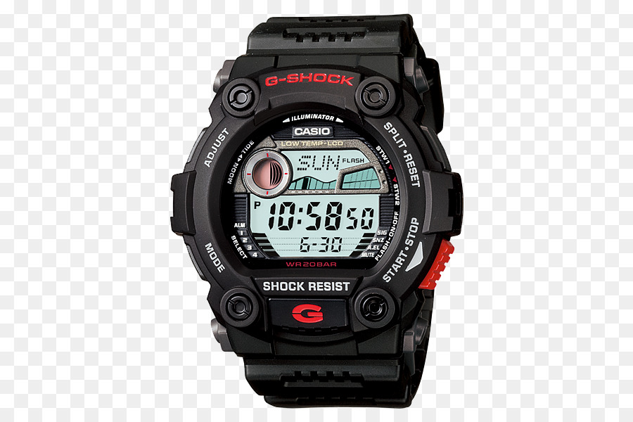 นาฬิกา G Shock สีแดง，นาฬิกา PNG