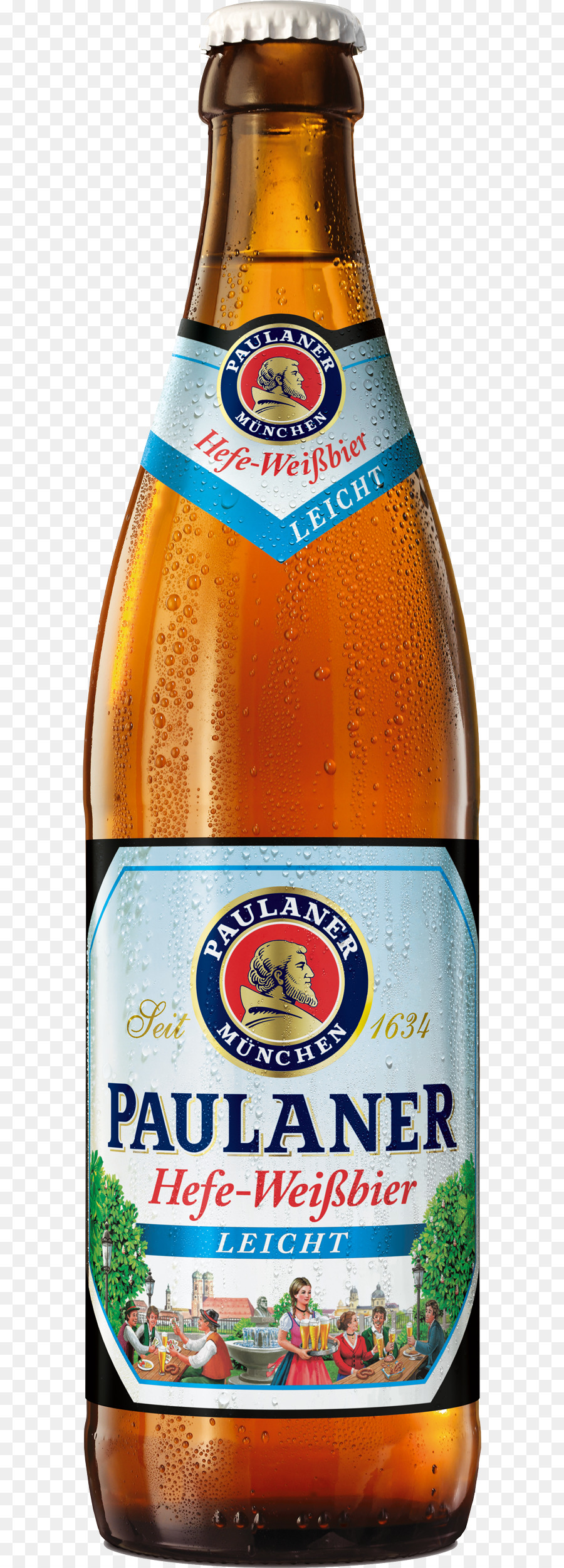 ขวด Paulaner Hefe Weißbier，เบียร์ PNG