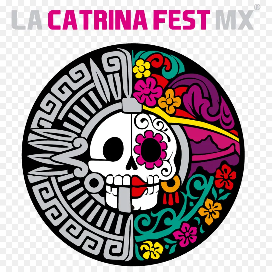 Catrina Fest，กะโหลกศีรษะ PNG