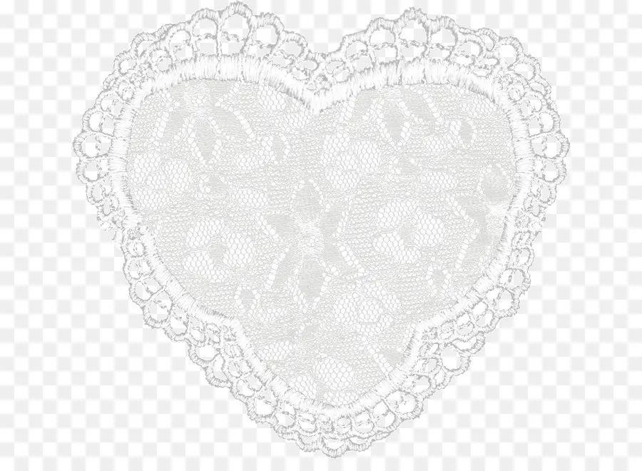 ลูกไม้หัวใจ Doily，ลูกไม้ PNG