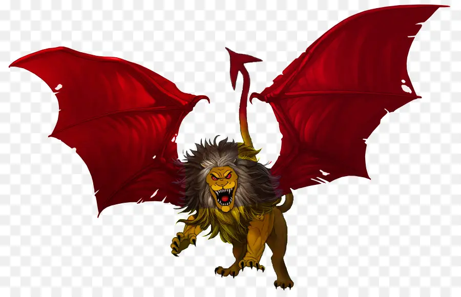 Manticore，สิงโต PNG