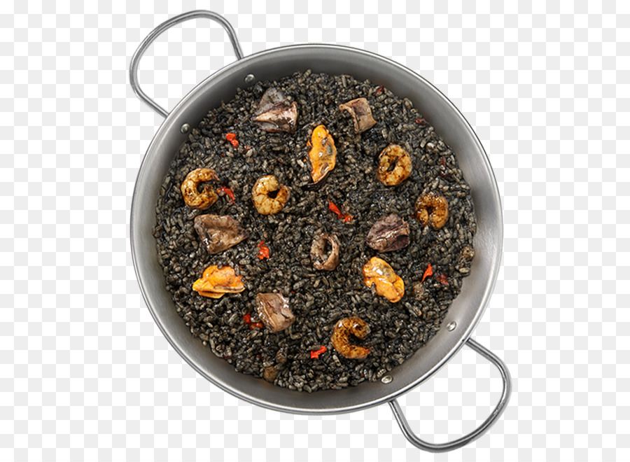 Paella สีดำ，อาหารทะเล PNG