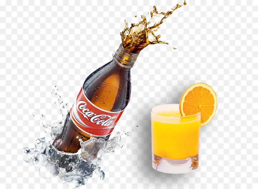 Coca Cola และน้ำส้ม，เครื่องดื่ม PNG