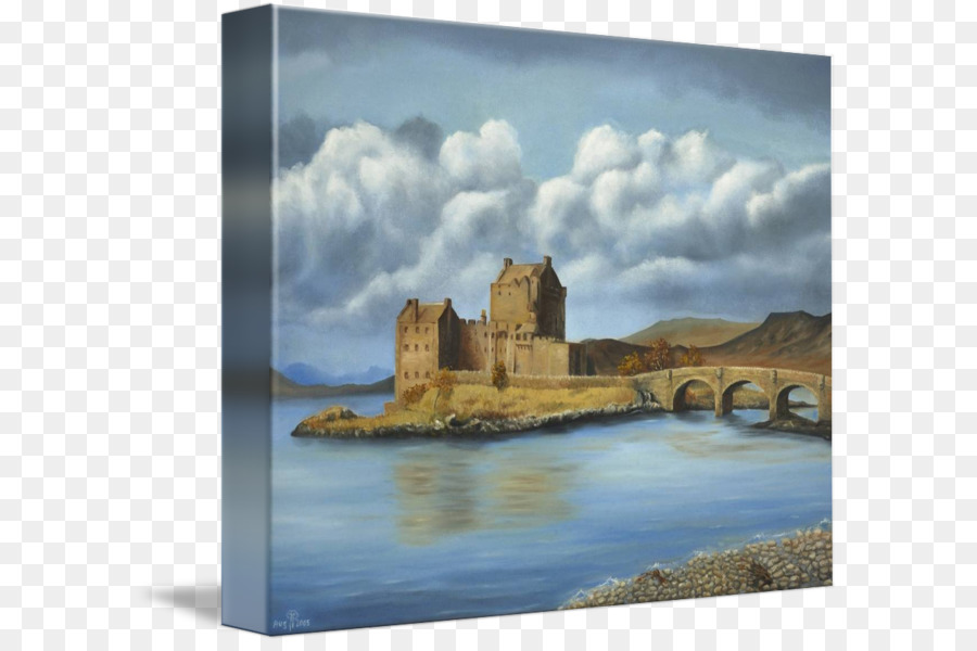 Eilean Donan แคสเซิล，ภาพวาด PNG