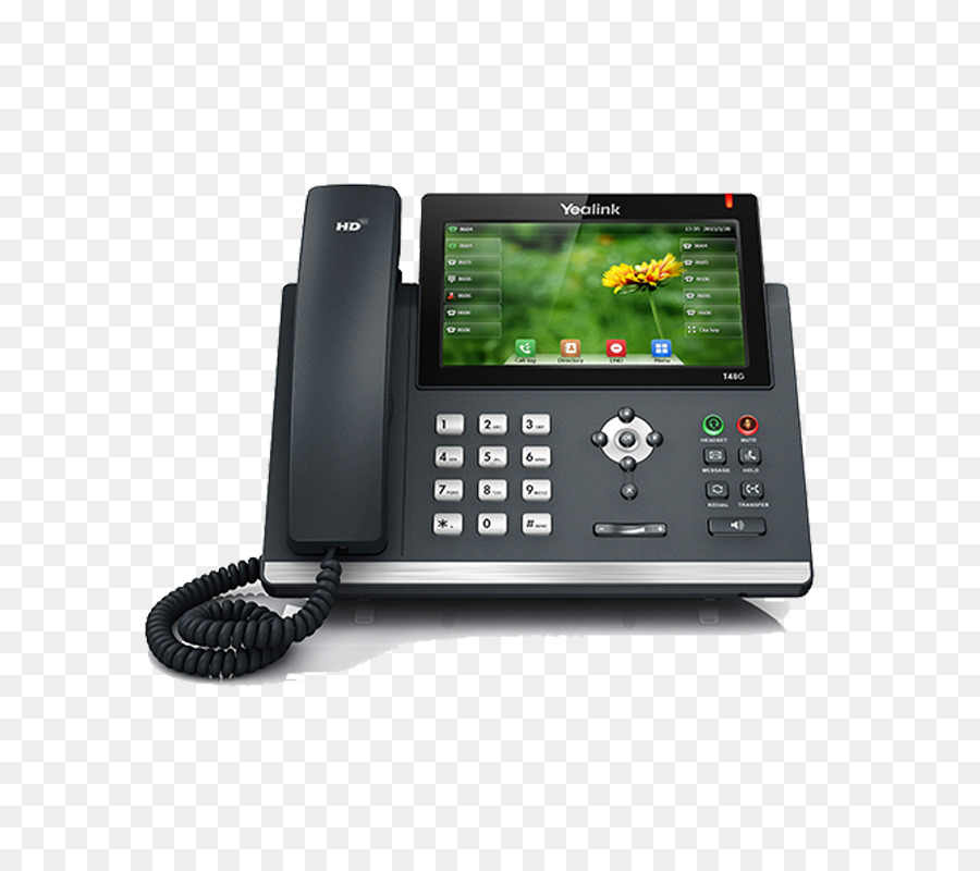 Voip โทรศัพท์，Yealink Sipt48g PNG