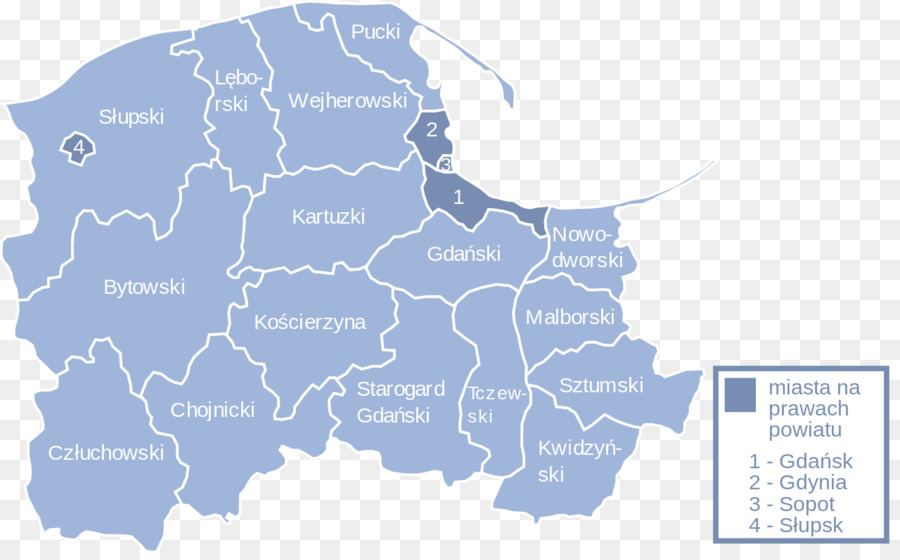 Gdansk，หลักของดิวิชั่น Pomorskie Voivodeship PNG