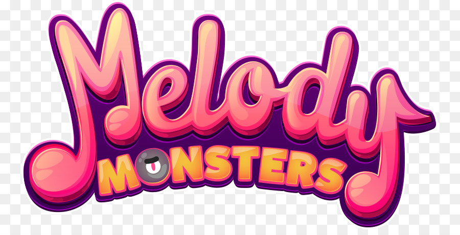 โลโก้ Melody Monsters，ข้อความ PNG