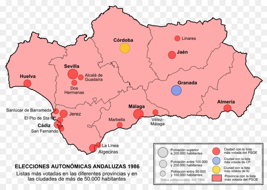 ลูเซีย，Andalusian พื้นที่และภาษา Title Group องการเลือกตั้งปี 2008 PNG