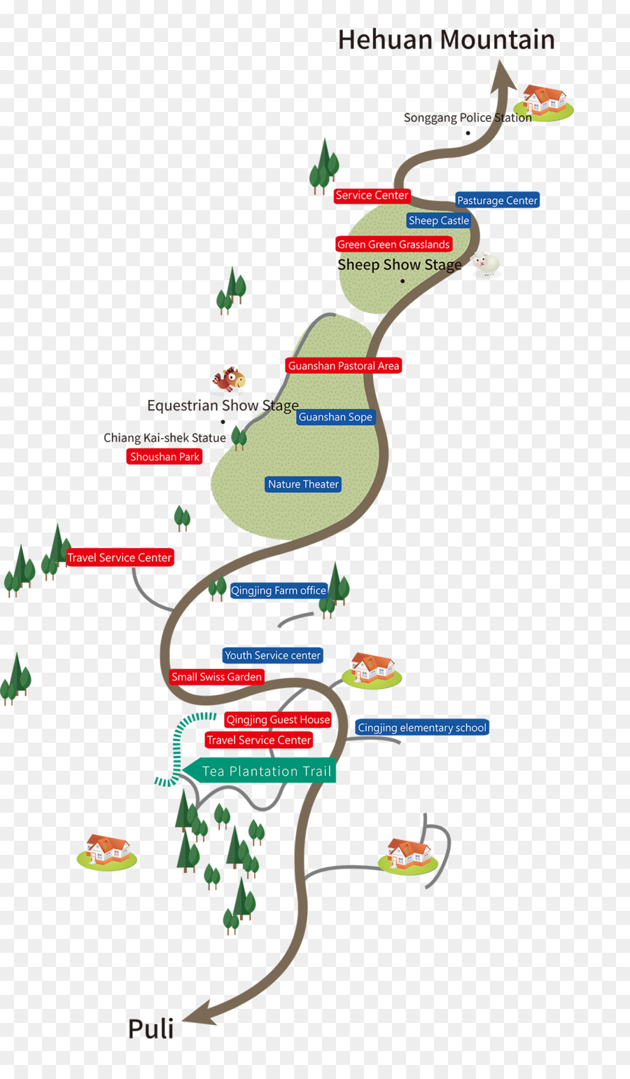 Qingjing ฟาร์ม，Hehuanshan PNG