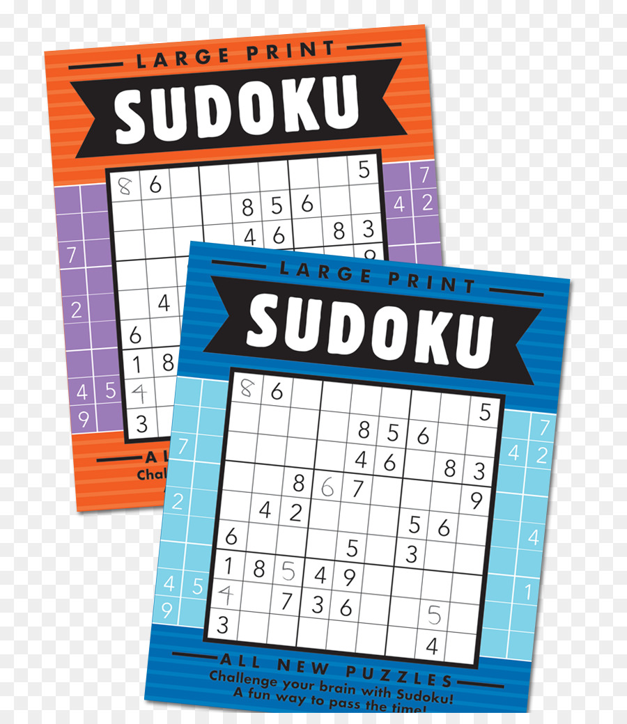 หนังสือ Sudoku，พิมพ์ใหญ่ PNG