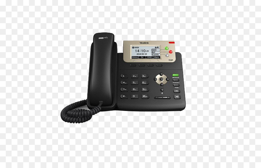 Voip โทรศัพท์，Yealink Sipt23g PNG