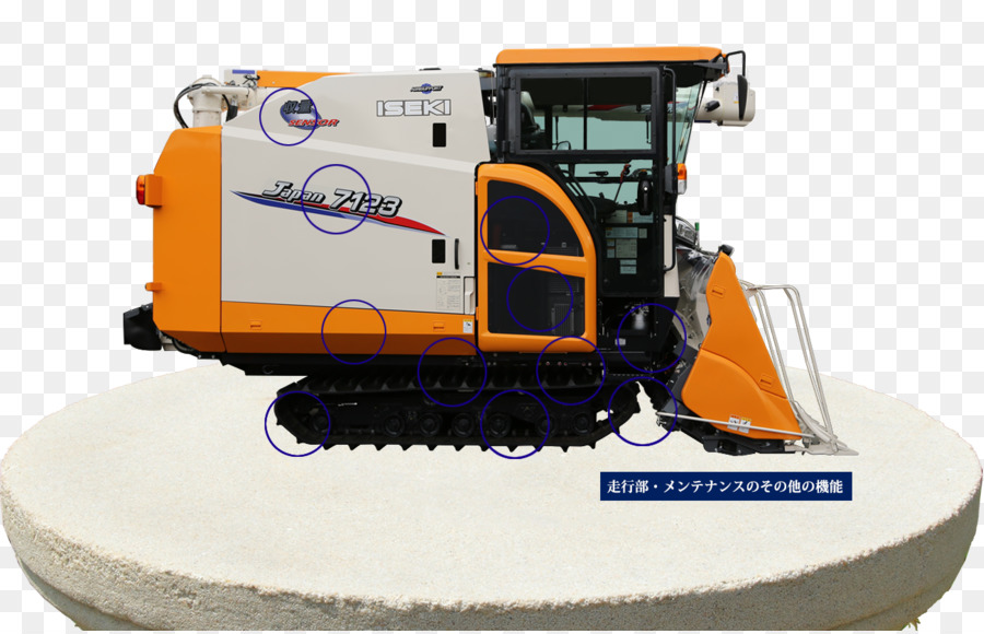 Iseki，Razbirali Harvester PNG