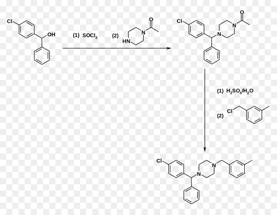 Meclizine，เคมี PNG