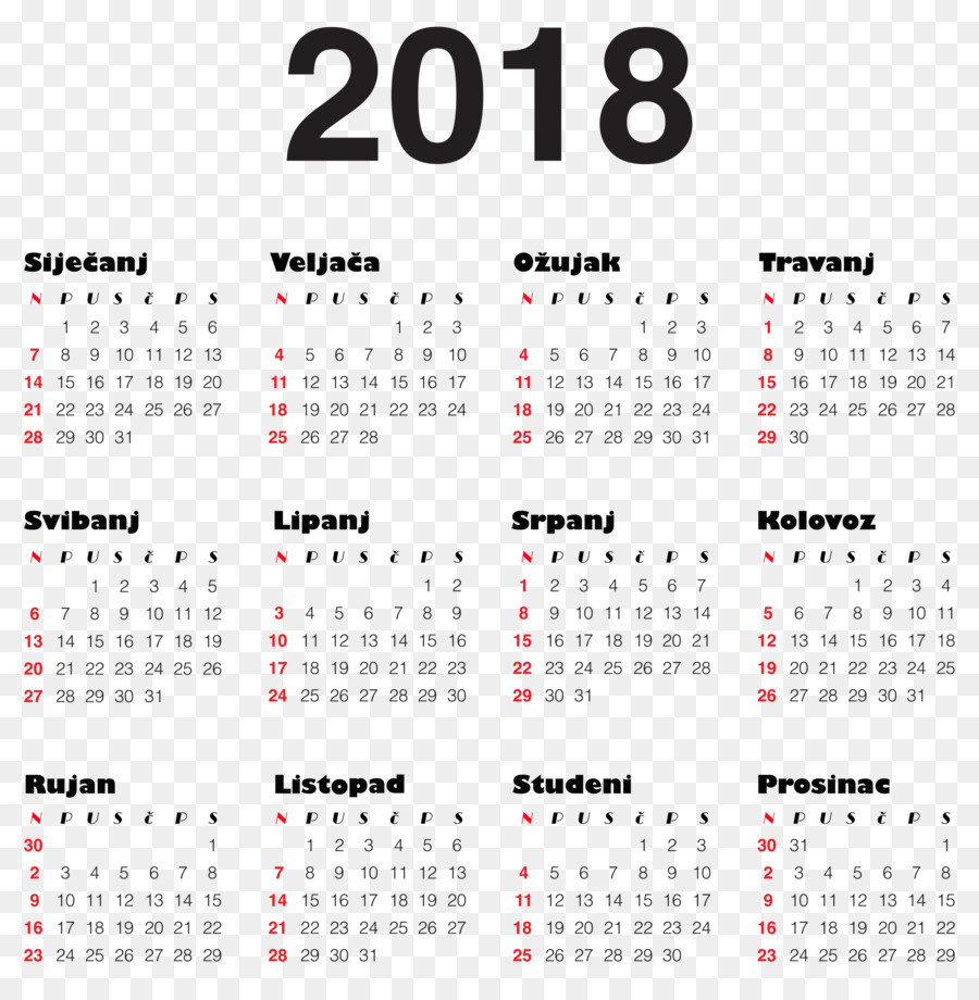 ปฏิทิน 2018，วันที่ PNG