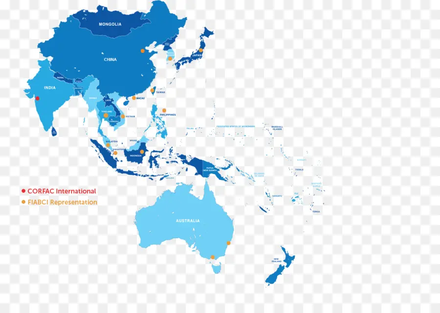 แผนที่เอเชียแปซิฟิก，ประเทศ PNG