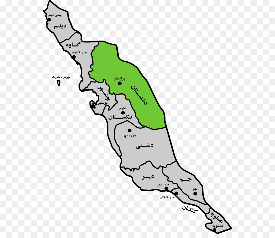 Borazjan，Iran Kgm PNG