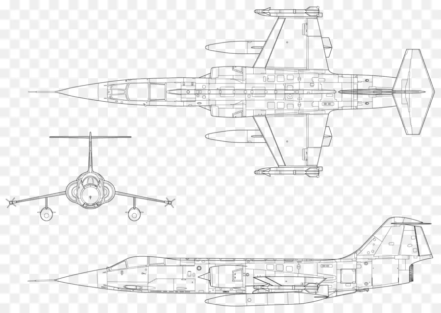 ฮีด F104 Starfighter，F104g PNG