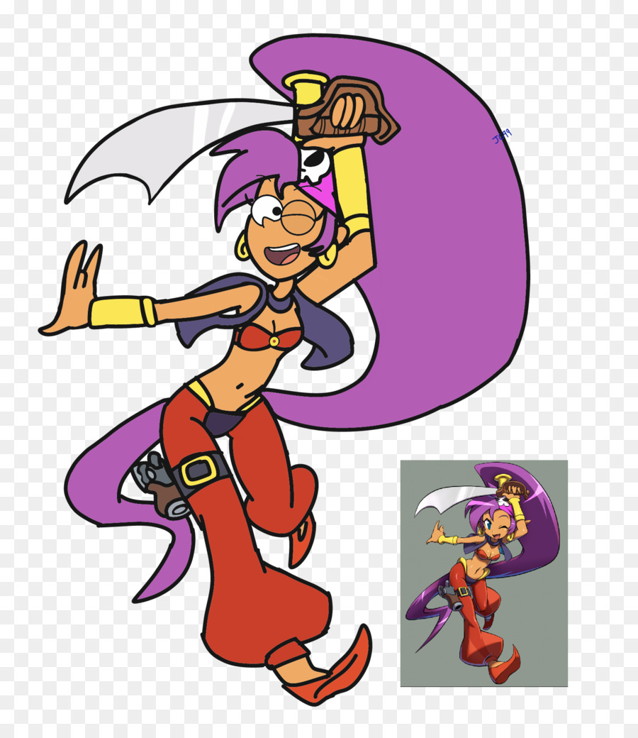 Shantae Halfgenie วีรบุรุษ，วาด PNG