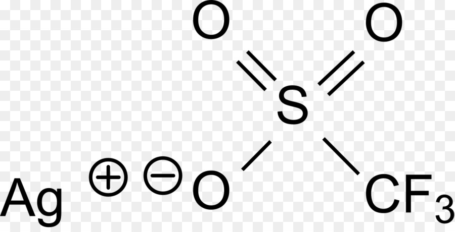 Triflate，เงิน Trifluoromethanesulfonate PNG