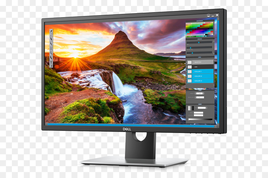 Dell，Dell U2518d 25 Ultrasharp จอดำพิวเตอร์คอมพิวเตอร์นำล้องที่มีความคมชัดสูงนะ PNG