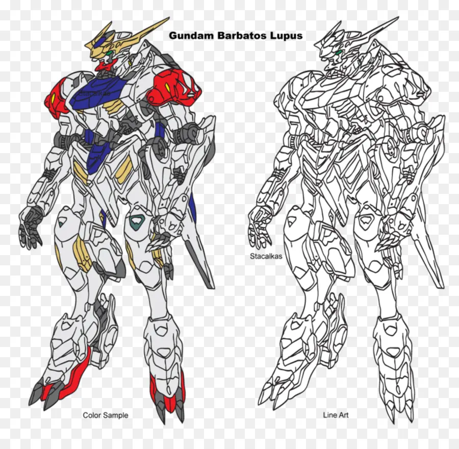 Gundam Barbatos Lupus，ล็อค PNG