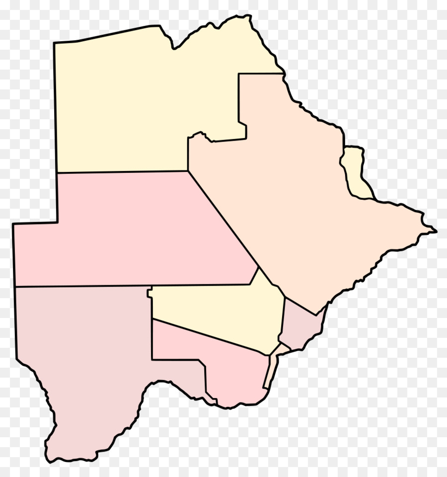 Botswana Kgm เขต，แผนที่ PNG
