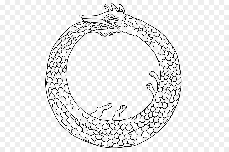 Ouroboros，งู PNG