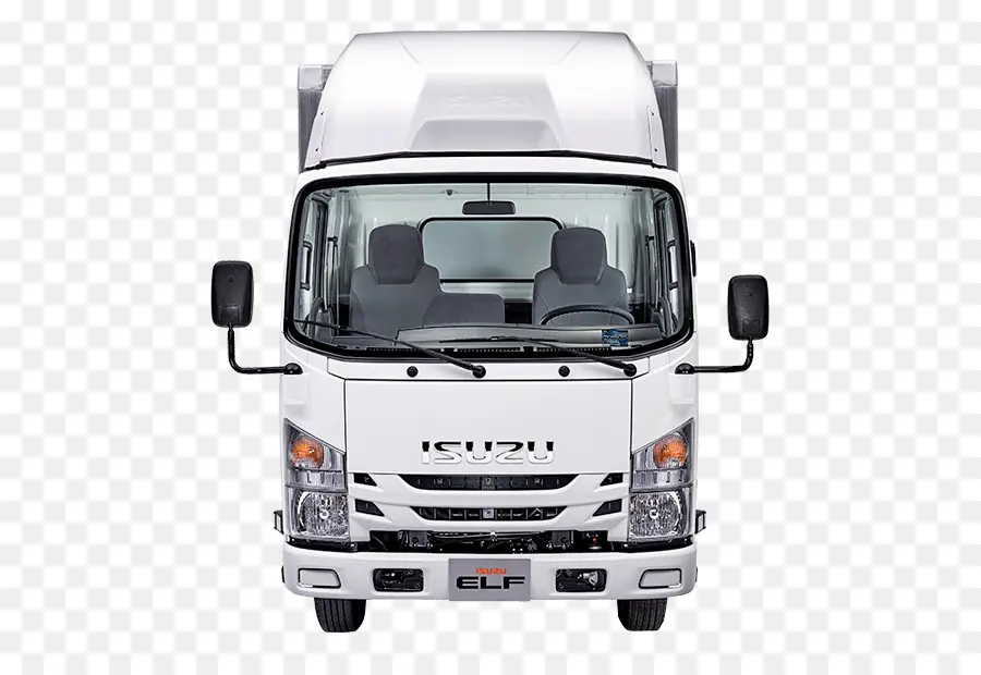 Isuzu Elf Truck，มุมมองด้านหน้า PNG