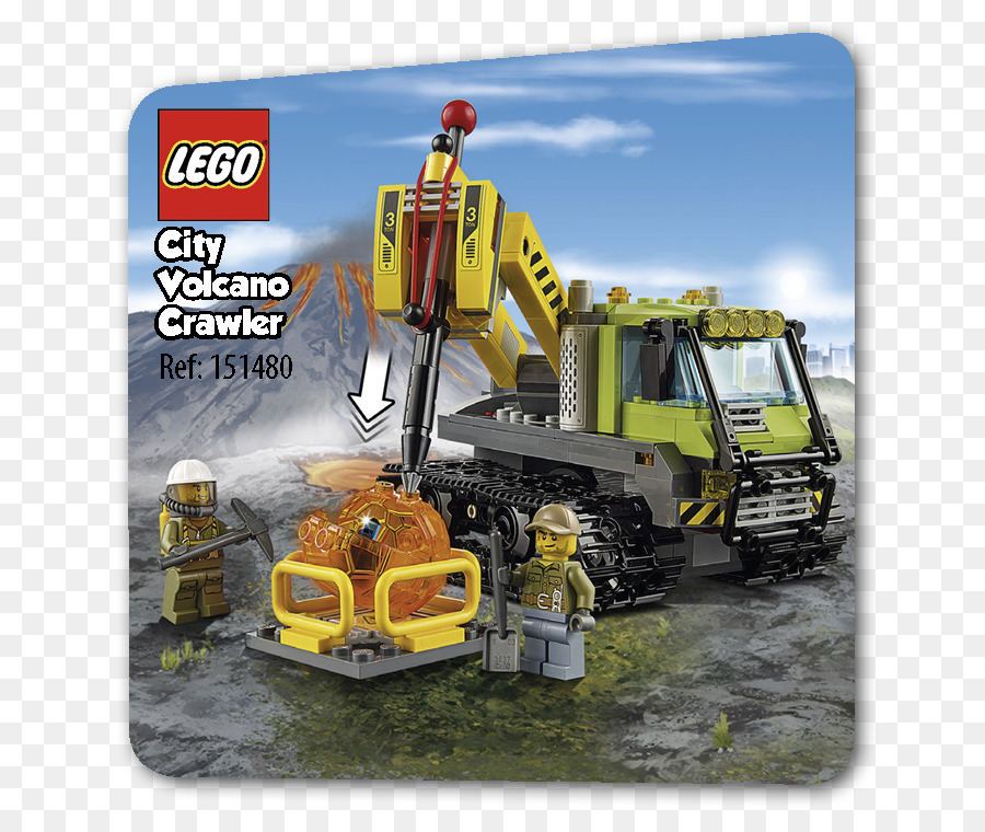 เล โก้，Lego 60122 องเมืองบทความเกี่ยวกับภูเขาไฟอ Crawler PNG