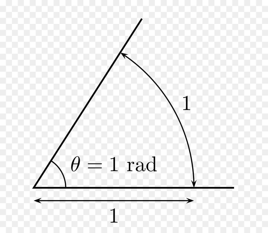 แผนภาพมุมเรเดียน，มุม PNG