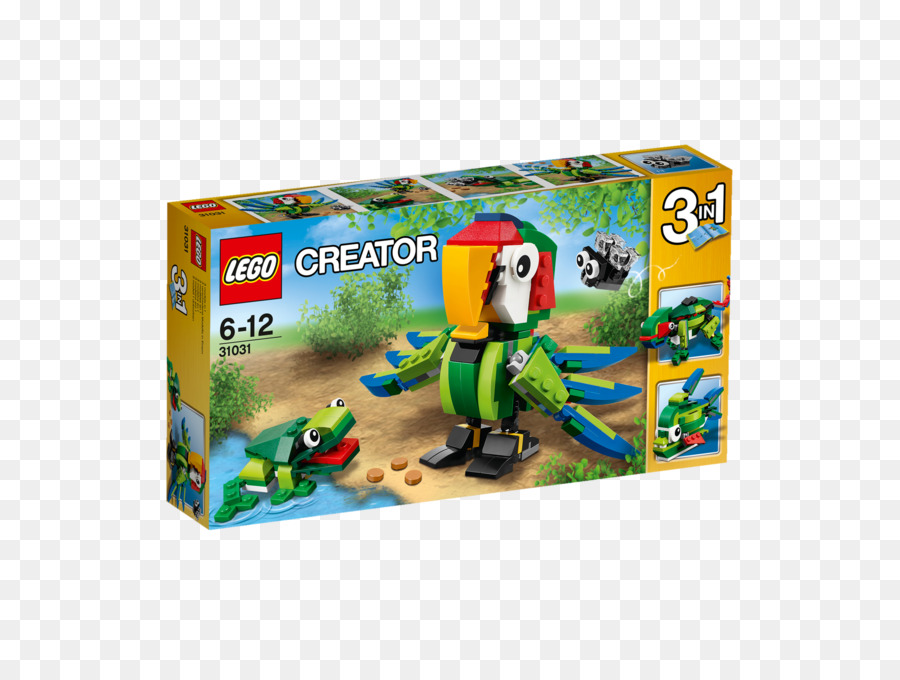 กแก้ว，Lego 31031 เครื่องมือสร้าง Rainforest สัตว์ PNG