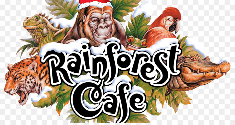 โลโก้ Rainforest Cafe，ร้านอาหาร PNG