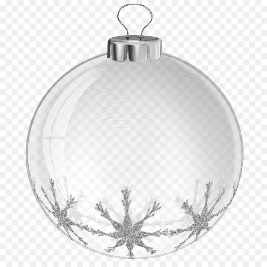 คริสมาสต์ Ornament，สีขาว PNG
