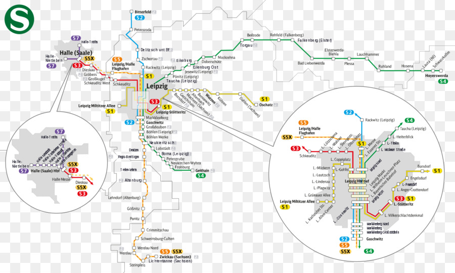 Leipzig เซ็นทรัลสถานี，Sbahn เซ็นทรัลเยอรมัน PNG