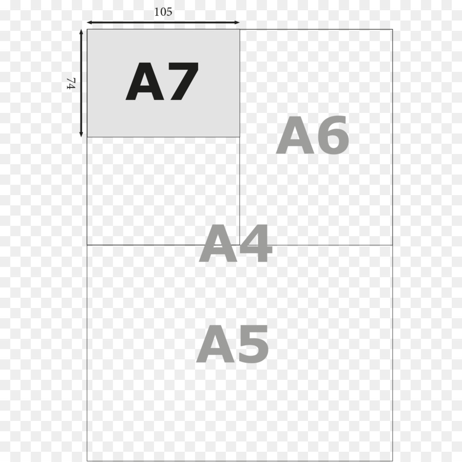 ขนาดกระดาษ，4 PNG