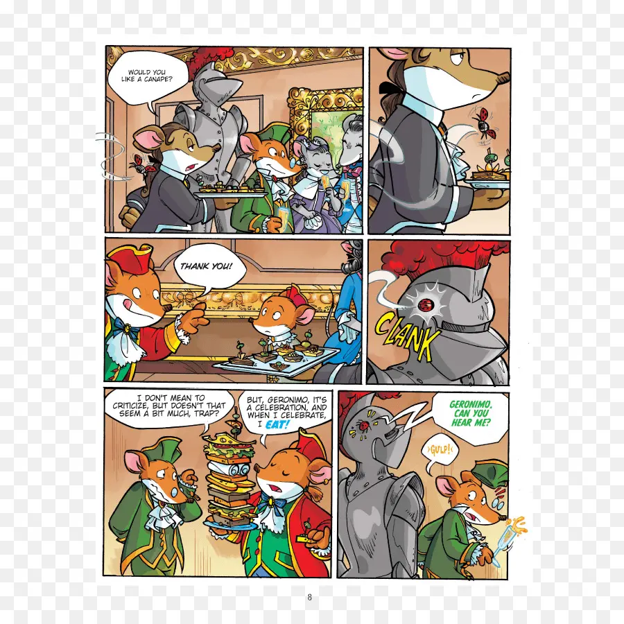 Geronimo Stilton Comic，หนู PNG