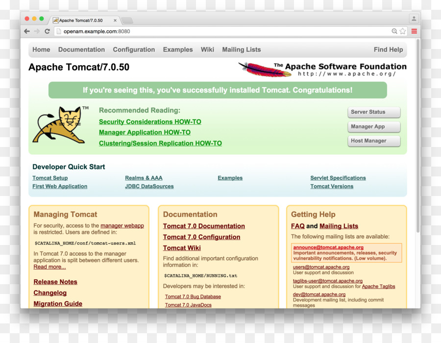 ปูมบันทึกของ Apache Tomcat，จาวา Servlet PNG