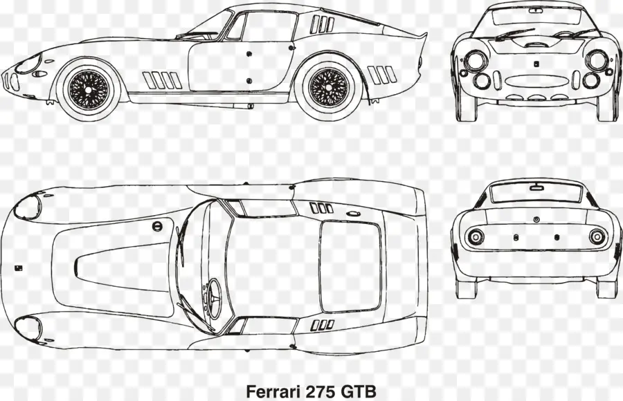 Ferrari 275 Gtb，รถ PNG