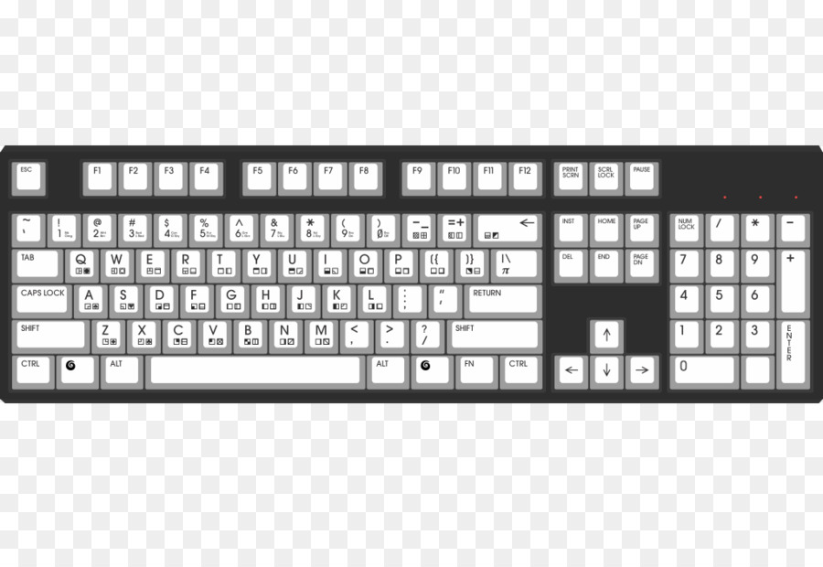 แป้นพิมพ์คอมพิวเตอร์，Keycap PNG