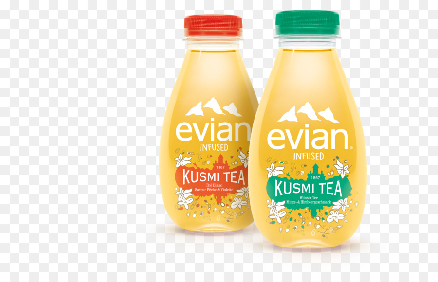 ขวด Evian，ชิ้นชา PNG